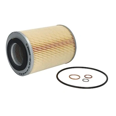 Image of 1500879 Oil Filter BOSCH 1 457 429 735 with gaskets/seals Insert MERCEDES BENZ: LK/LN2