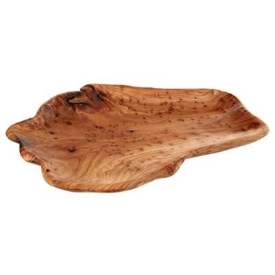 Image of Premier Housewares Kora Serving Dish, Natural Cedar (41 x 28 cm)