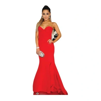 Image of STAR CUTOUTS Ltd CS631 Ariana Grande Lifesize Cardboard Cutout Ideal for Fans, Friends, Family, and Events, Height 157cm, Width 61cm, Multicolour, Solid, Regular
