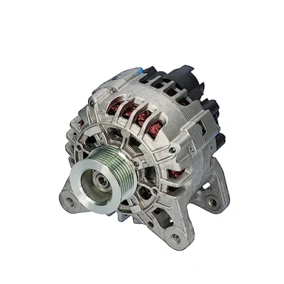 Image of 7711368178, 7711497091, 8200429898, 8200634135, 8200654541 Generator VALEO NEW ORIGINAL PART 439625 14V 90A B+ / COM R 90 55mm RENAULT: CLIO 3