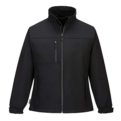 Image of Portwest Charlotte Ladies Softshell (2L), Color: Black, Size: Large, TK41BKRL