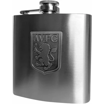 Image of Aston Villa FC Stainless Steel Hip Flask