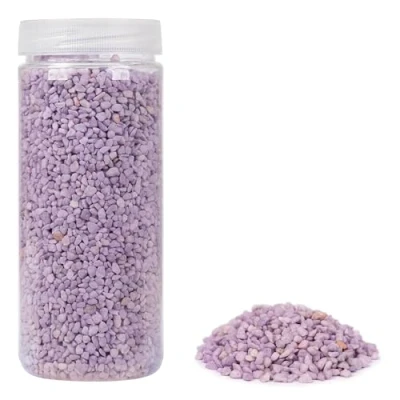 Image of Heku 30332 06 Decorative Granules Lilac 750 g in Resealable Tin, 750g