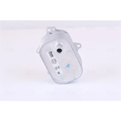Image of 03N115389H, 03N115389M, 03N117021A oil Cooler NISSENS 90960 Water cooled without filter housing, gaskets/seals AUDI: A6 C7 Saloon