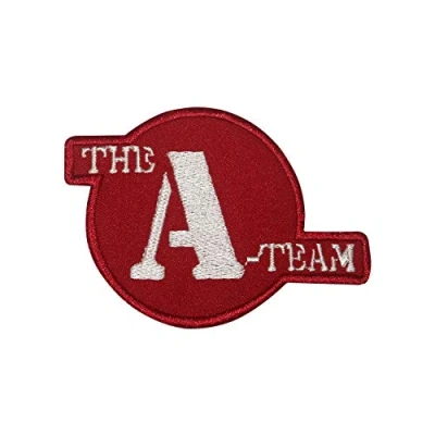 Image of A Team Patch Iron On Sew Embroidery Badge Cartoon
