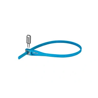 Image of Hiplok B0001102 Z LOK Armoured Security Tie &amp; Bike Lock, Single,Cyan