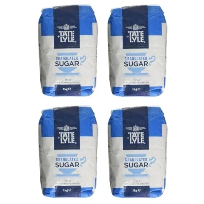 Image of Tate &amp; Lyle Granulated Sugar 1 kg (Pack of 4)