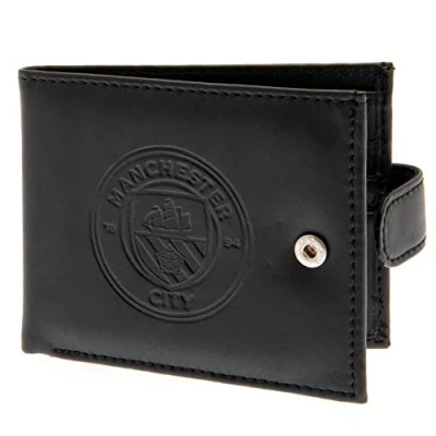Image of Manchester City RFID Embossed Leather Wallet