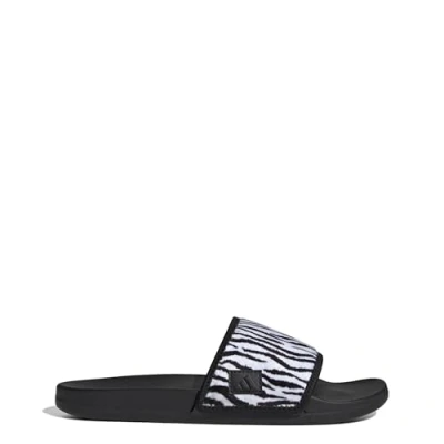 Image of adidas Unisex Adilette Comfort Slides, core Black/Cloud White/core Black, 12 UK