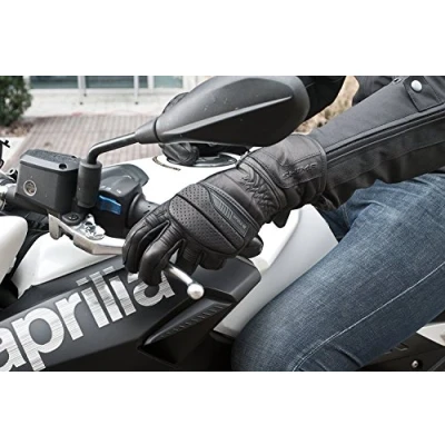 Image of SHIMA D Tour, Summer Urban City Stylish Classic Durable Motorcycle Gloves (S 4XL), Black, Size:4XL