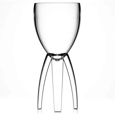 Image of Elite Tristem Polycarbonate Wine Glasses 11oz / 320ml Set of 4 Plastic Tripod Stemware