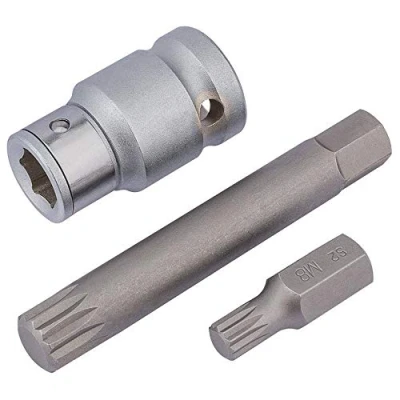 Image of Draper Spline Bit Set, 1/2&quot; Sq. Dr. (3 Piece)