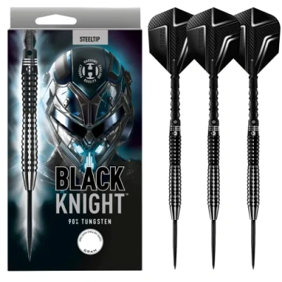Image of Harrows Black Knight 90% Tungsten Steel Tip Darts (26, grams)
