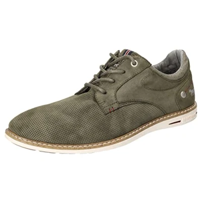 Image of Mustang 4150 305 77, Men’s Derby, oliv, 7.5 UK