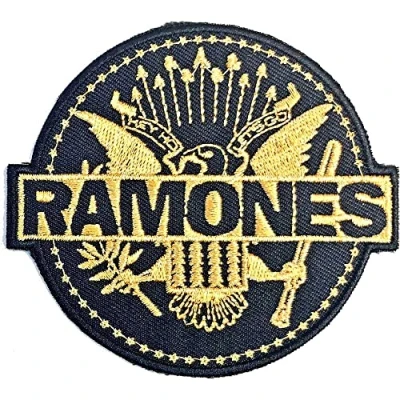 Image of Rock Off Ramones The Gold Seal Official Woven Patch