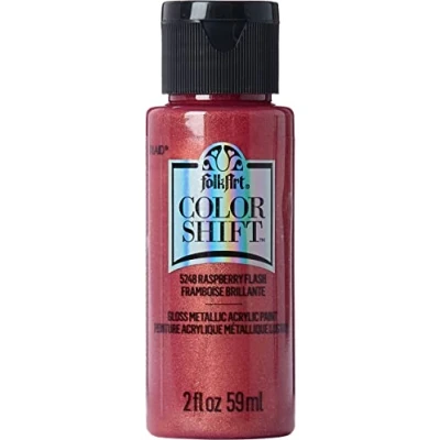 Image of PLAID ENTERPRISES, INC. FOLKART Color Shift, Raspberry Flash, 2oz/59ml