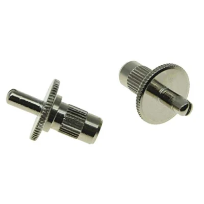 Image of Dopro Pack of 2 Nashville Style Guitar Tune o matic Bridge Posts Studs Post with Anchors for USA Les Paul Nickel