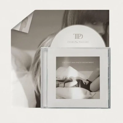 Image of Taylor Swift The Tortured Poets Department + Poster Sealed 2024 UK CD album 602465081343