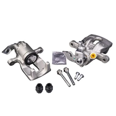 Image of 440011818R, 440015452R, 7701209868 Brake caliper HELLA 8AN 355 794 841 Grey Cast Iron without holder RENAULT: Kangoo II Express