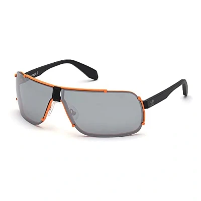 Image of adidas Originals Men&#039;s OR0030 Sunglasses, Nero/Arancione, Taglia Unica