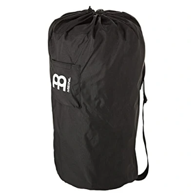Image of Meinl Percussion Conga Drum Gig Bag, Universal Size Drawstring Top — Heavy Duty Fabric, Accessory Pocket and Shoulder Strap, 2 Year Warranty, Black (MSTCOB)