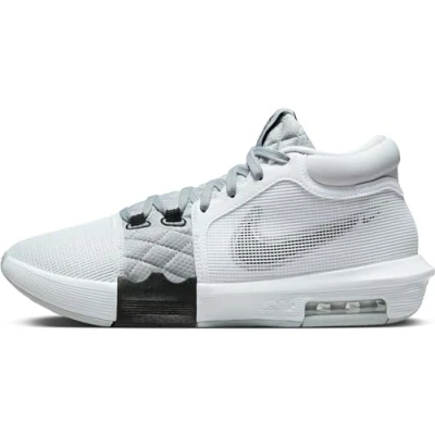Image of Nike Performance Lebron Witness VIII Basketball shoes, Men&#039;s, Size: 12, White/black/light bone/sail Textile/synthetics