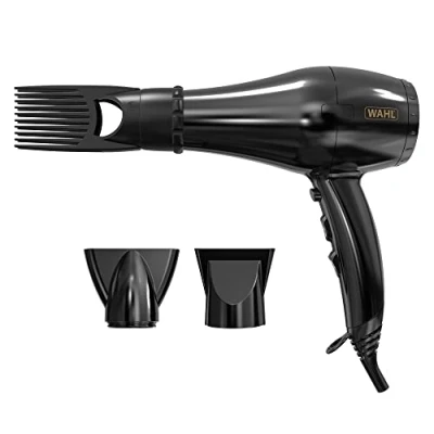 Image of Wahl Hairdryer, PowerPik 3000, Dryer for Women, Hair with Pik Attachment, Afro Caribbean Hair, Three Heat Settings, Anti frizz Drying
