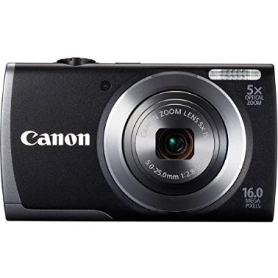 Image of Canon PowerShot A3400 IS 16.0 MP Digital Camera with 5x Optical Image Stabilized Zoom 28mm Wide Angle Lens 720p 3.0 Inch Touch Panel LCD (Renewed)