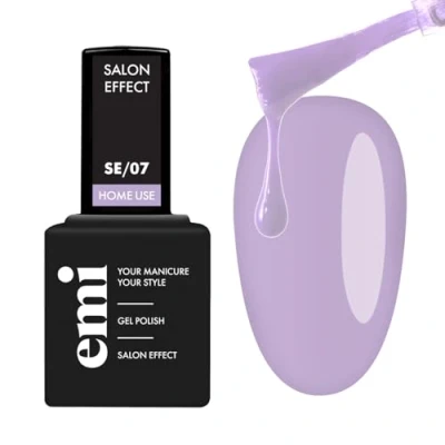 Image of EMI Salon Effect Lilac Haze HEMA free gel polish long lasting color home use UV/LED/CCFL lamp 9 ml