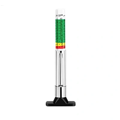 Image of LICQIC Tyre Tread Depth Gauge UK, Color Coded Car Tire Gauge, 32nds, 1 Pcs
