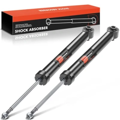 Image of Frankberg 2x Shock absorber Gas pressure Rear axle Compatible with A4 8E2 B6 2000 2004 Avant 8E5 2001 Convertible 8H7 8HE B7 2002 2009