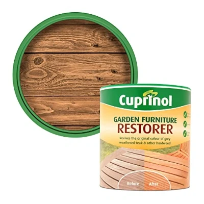 Image of Cuprinol Garden Furniture Restorer For Wood, 1L, Clear