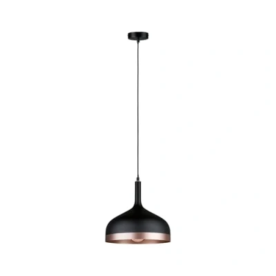 Image of Paulmann 79629 Neordic Embla Pendant luminaire max. 1x20W lamp for E27 Lamps Ceiling Black/Copper matt 230V Metal Without
