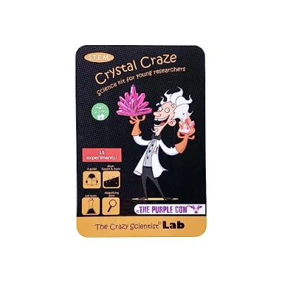 Image of The Purple Cow Crazy Scientist LAB Crystal Craze Science Kit