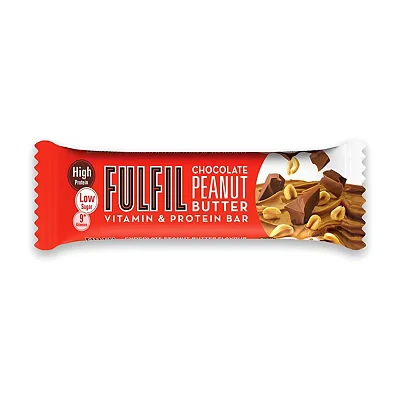 Image of Fulfil vitamin and protein bar chocolate peanut butter 55g