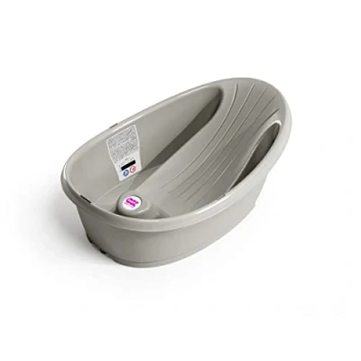 Image of OKBaby Onda Baby Compact Shower Bath with Thermometer Grey