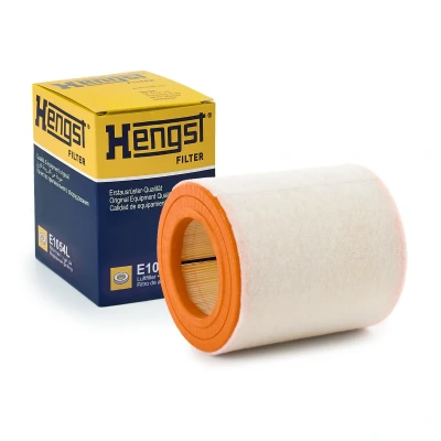 Image of 4G0133843 Air Filter HENGST E1054L 187mm 154mm Insert AUDI: A7 Sportback, A6 C7 Avant, Saloon