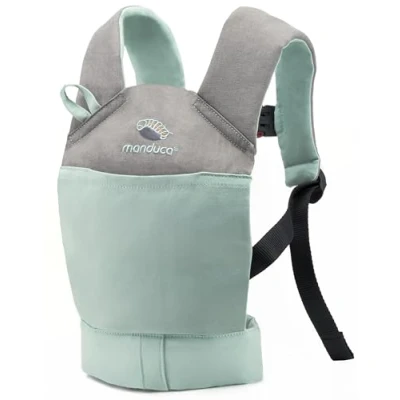 Image of manduca Doll Carrier Suitable for Toddlers from 18 Months Organic Cotton Baby Dolls &amp; Cuddly Toys