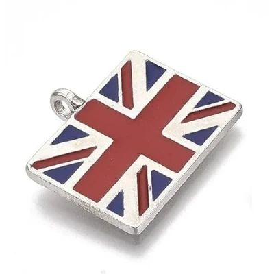 Image of Libby&#039;s Market Place Union Jack Charm/British Flag Charm