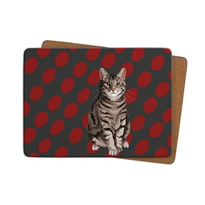Image of Tabby Cat Placemat by Leslie Gerry