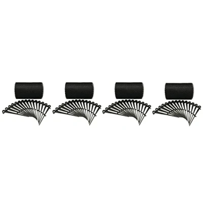 Image of Selections 4 x 6m Rolls of Gutter Protection Mesh Guard with 60 Fixing Clips (24m 17.5cm)