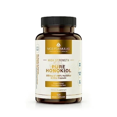 Image of Honokiol Pure, 120 Capsules, 250 mg/Vegan Capsule (&gt;98% Honokiol)