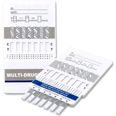 Image of 1 x Drug Test Kits Urine 7 in Multi Panel Testing Cocaine, Heroin, Cannabis, Benzodiazepines, Methamphetamine, Methadone, Speed