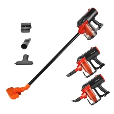 Image of Belaco Corded Upright vacuum cleaner 600W 3 in 1 Stick handheld bagless HEPA and Multi cyclonic function portable light weight