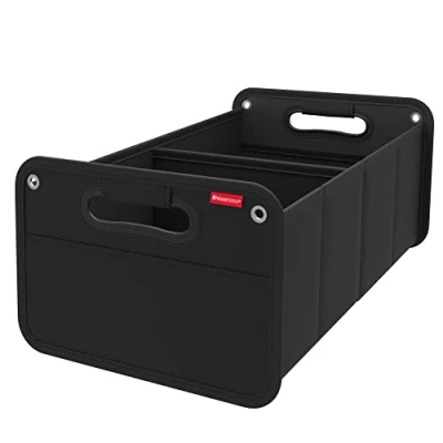 Image of ATHLON TOOLS Foldable car boot bag organiser, folding box, reinforced and stable with fastening strips