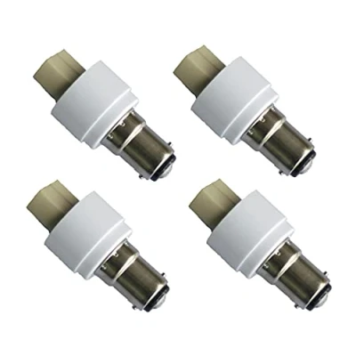 Image of Pack of 4 B15/B15D/BA15D to G9 Light Bulb Socket Adapter/Converter for Halogen and LED Pin Fittings