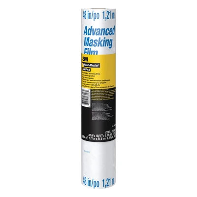 Image of 3M Hand Masker Advanced Masking Film, Transparent 1 Roll 121 cm x 54,8 m Protects Surfaces from Paint Splatters