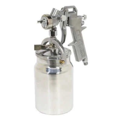 Image of Sealey Spray Gun Suction Feed 1.5mm Set Up
