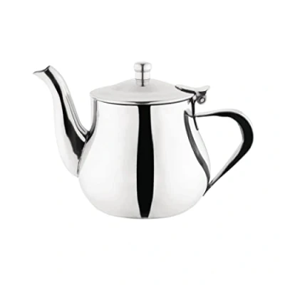 Image of Olympia Arabian Tea Pot Stainless Steel 13Oz Infuser for Better Experience