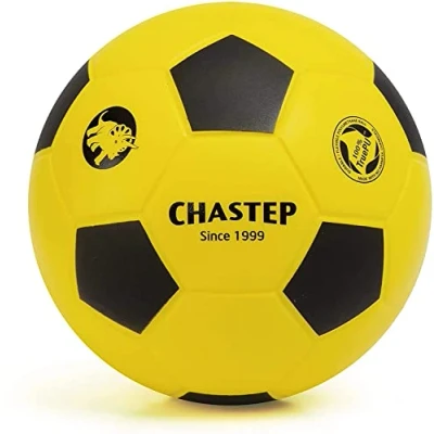 Image of Chastep 8&quot; Foam Football Indoor/Outdoor Perfect for Kids or Beginner Play and Exercise Soft Kick &amp; Safe (Yellow/Black)